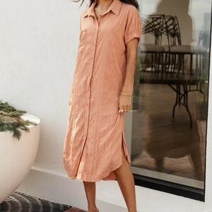 white christmas dresses Rosalind Midi Dress in Champagne main image 0